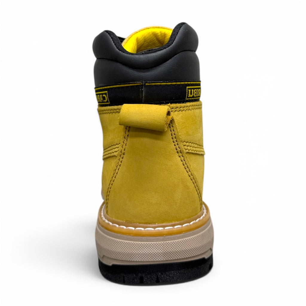 bota ram working - piel amarillo / casco