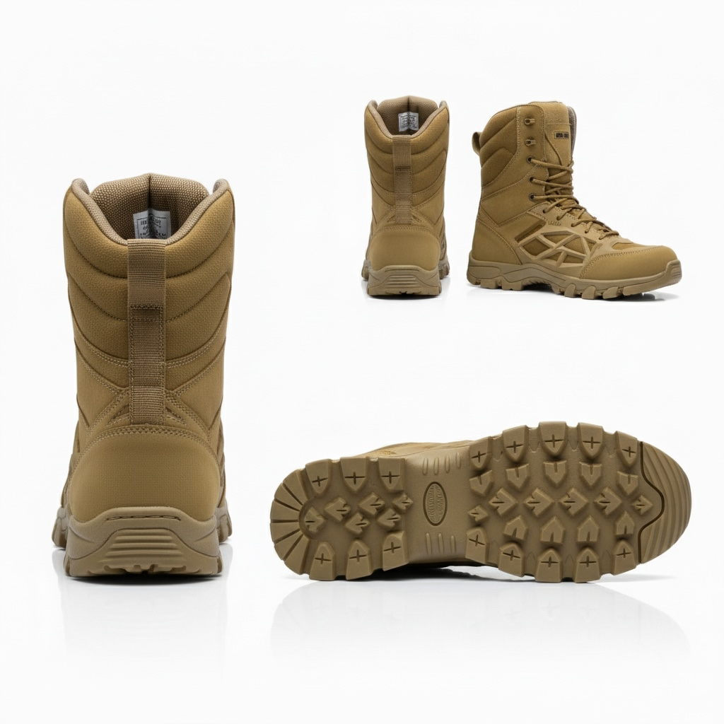 bota tactica raptor coyote - protección TPU