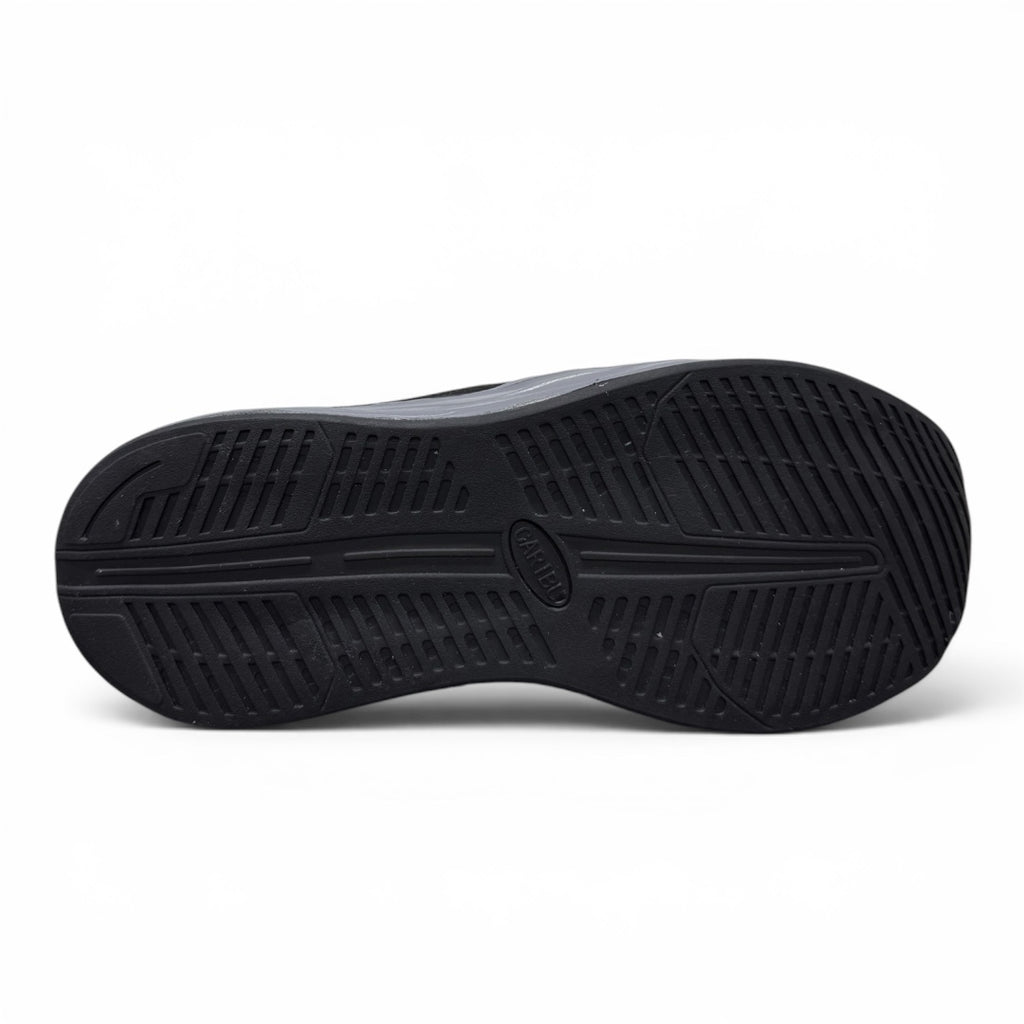 bota atlas working light - piel black silver / casco