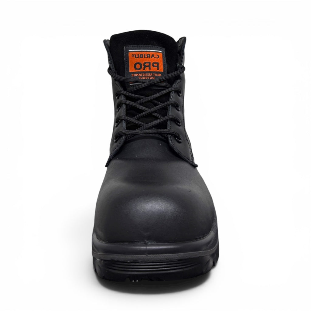 bota iron working light - piel / black eléctrico/ casco