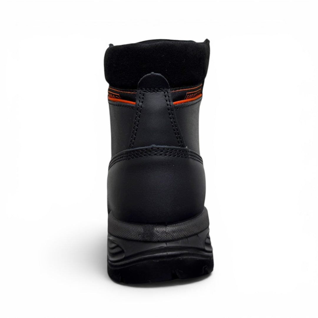 bota iron working light - piel / black eléctrico/ casco