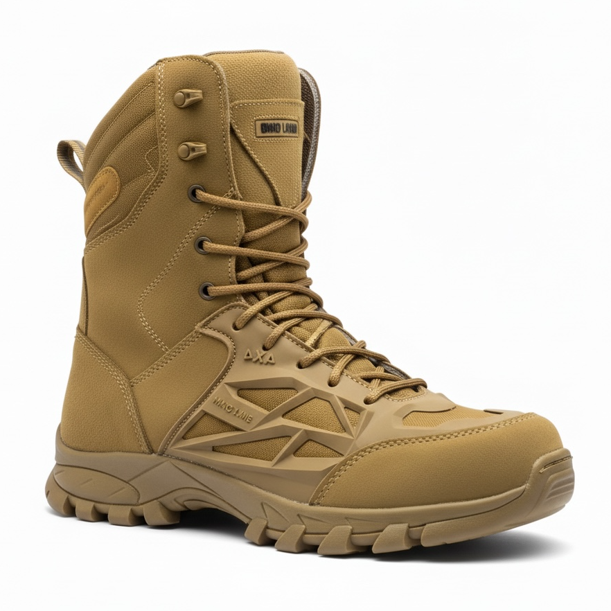 bota tactica raptor coyote - protección TPU
