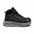 bota atlas working light - piel black silver / casco