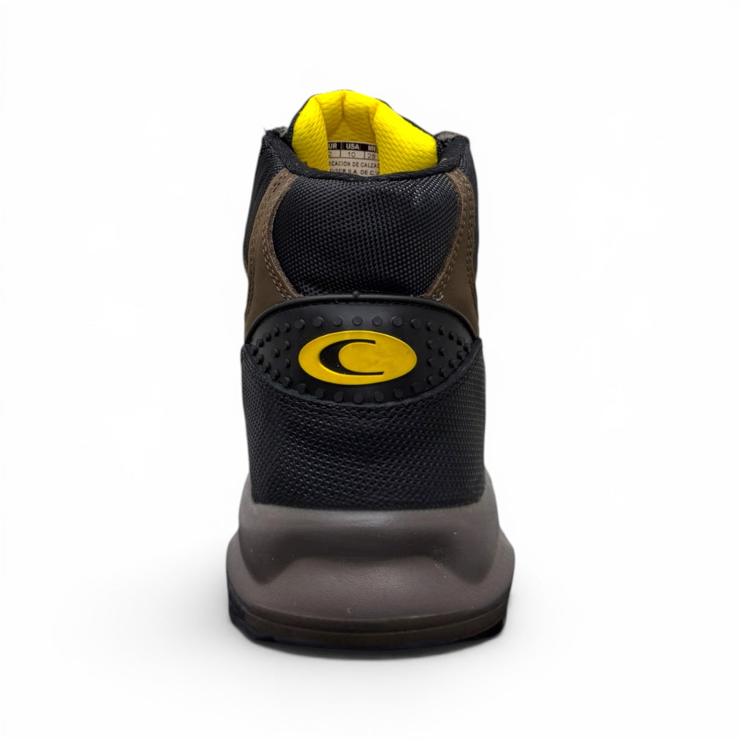 bota Caribu working - piel café / casco suela light