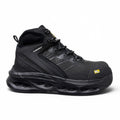 bota atlas working light - piel total black / casco