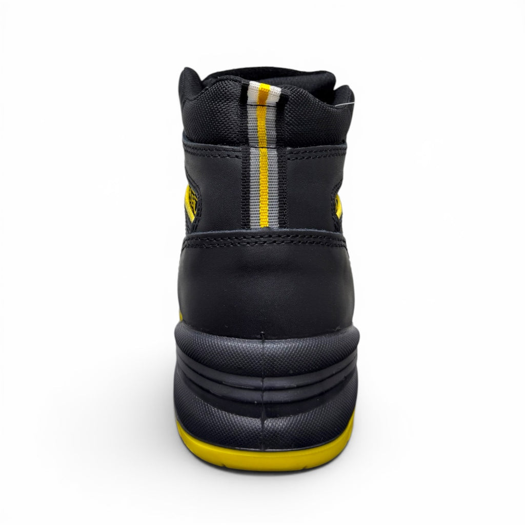 bota iron working - piel / yelow visible / casco