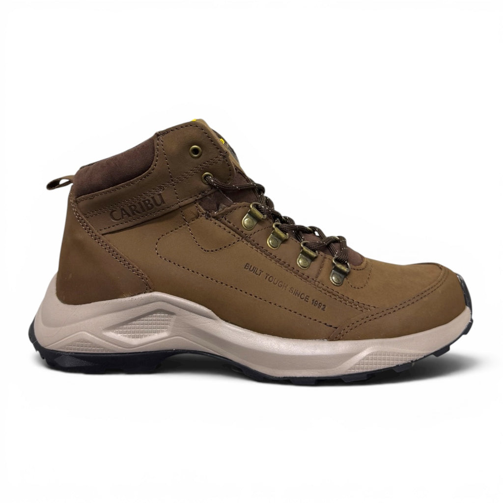 bota Caribu 🥾 hiking miel - piel / casco suela light