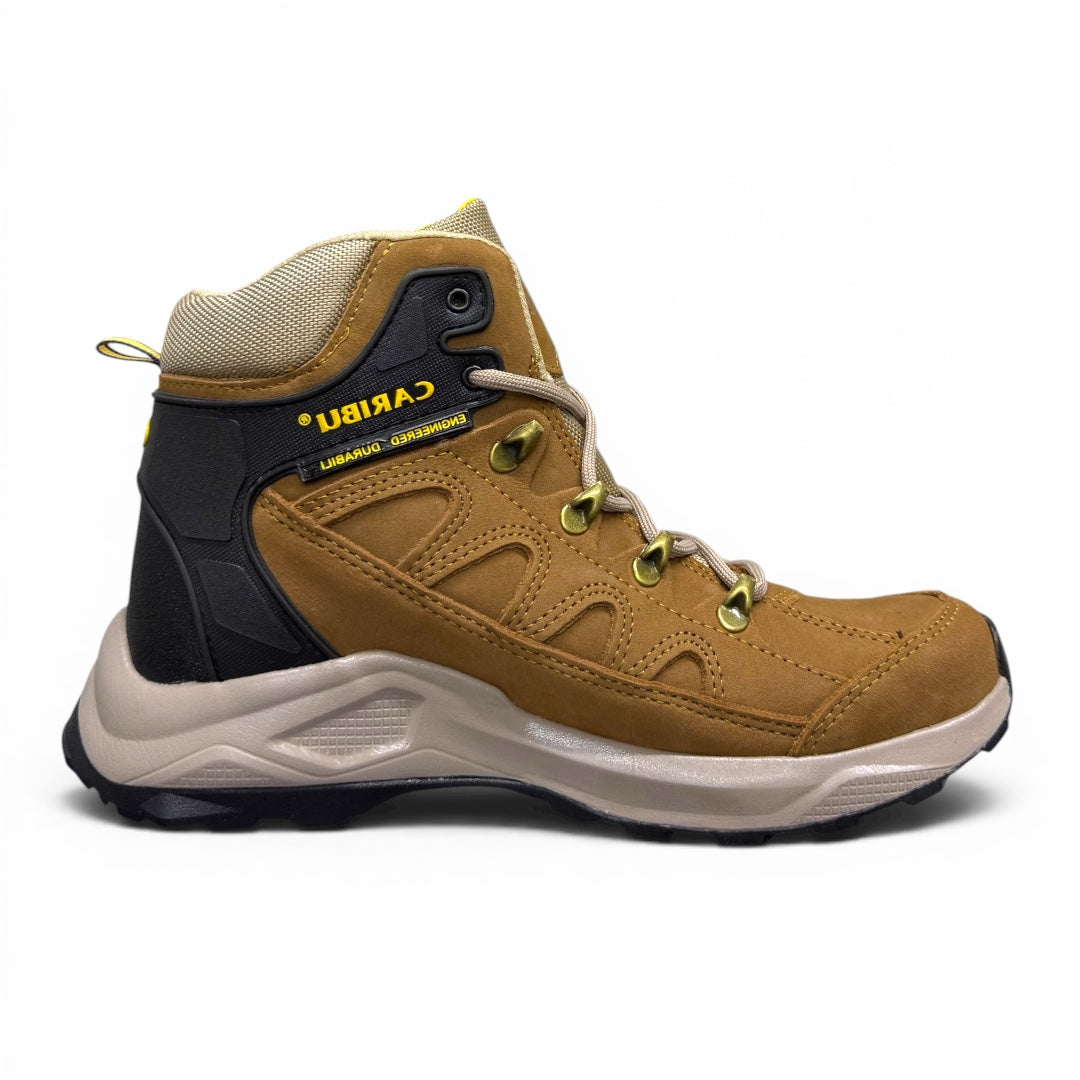 bota Caribu 🥾 hiking - piel / casco suela light