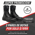 Promoción dos pares bota tactica belga - 7000
