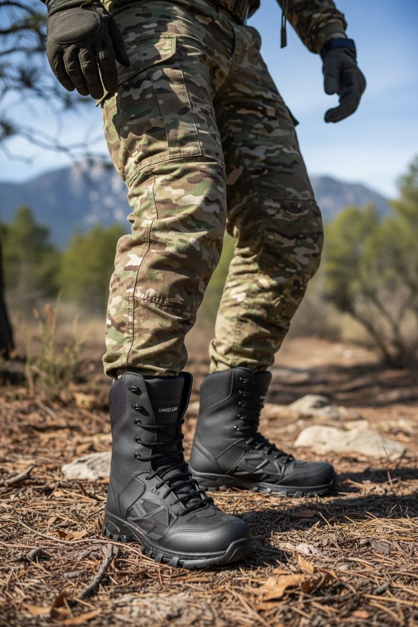 bota tactica raptor total black - proteccio TPU