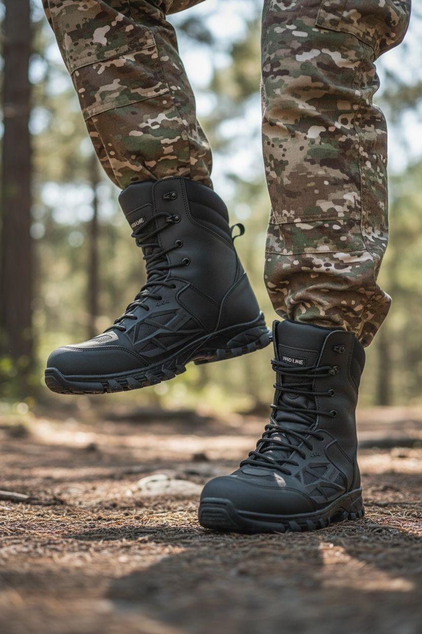 bota tactica raptor total black - proteccio TPU